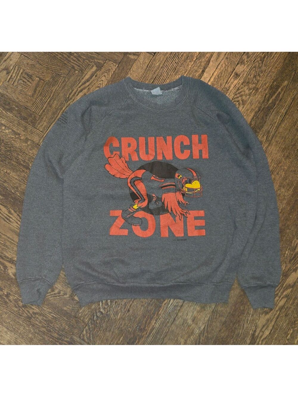 vintage Iowa State Cyclones "Crunch Zone" sweatshirt Men's XL RARE READ